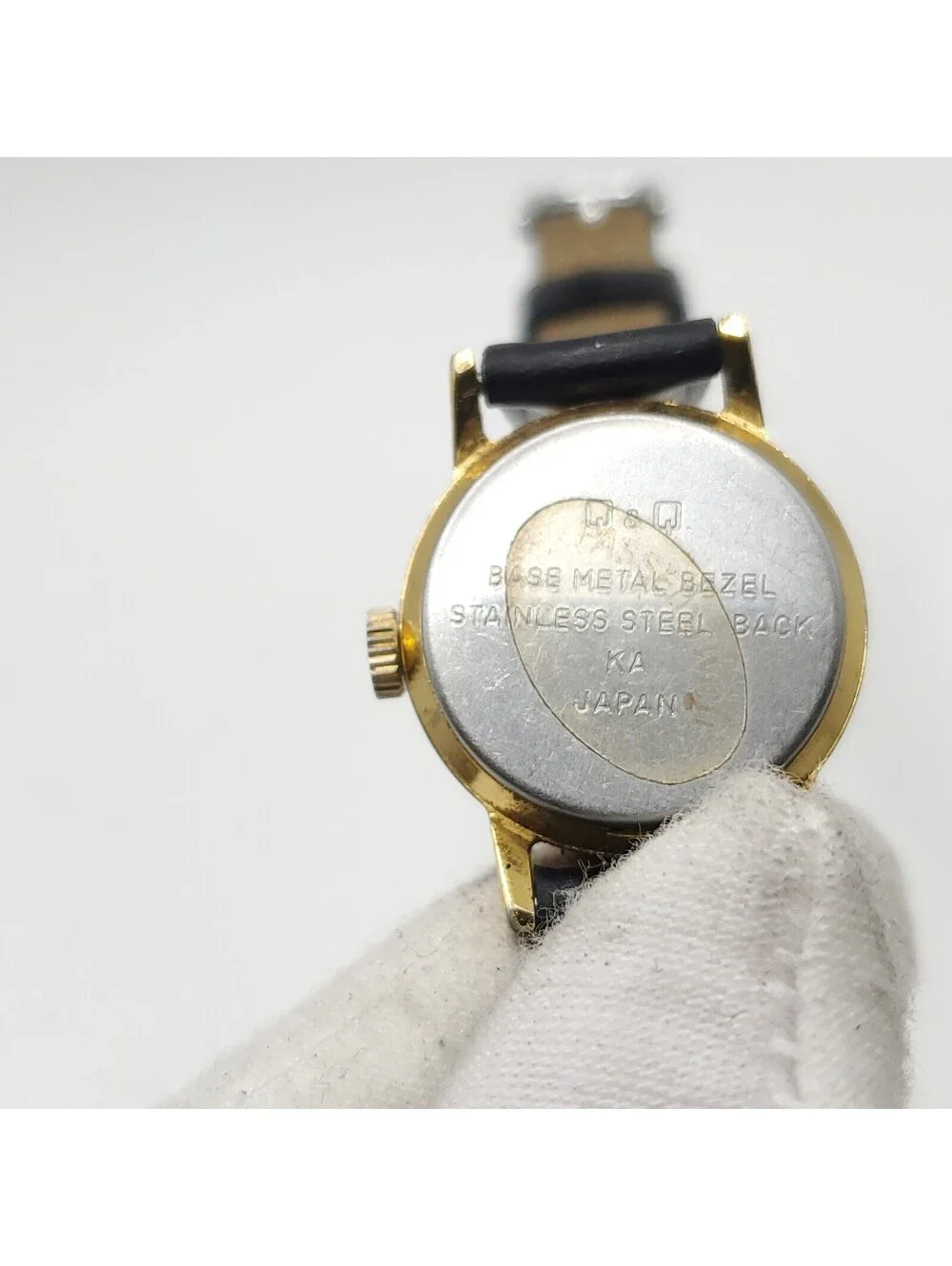 Q&Q Date Dial Mechanical Womens Watch For Parts Or Repair 22mm